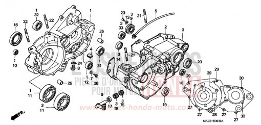 CARTER MOTEUR CR500RY de 2000